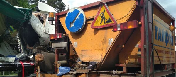 Последствия ДТП на М1 - Sputnik Беларусь