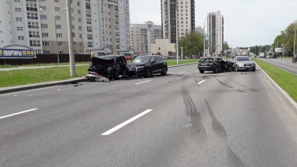 Крупная авария в Могилеве с участием 4 машин - Sputnik Беларусь