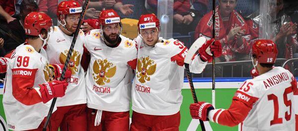 Хоккеисты сборной России на ЧМ в Словакии - Sputnik Беларусь