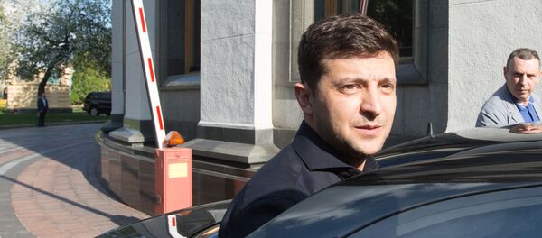 Избранный президент Украины Владимир Зеленский Избранный президент Украины Владимир Зеленский - Sputnik Беларусь