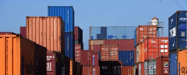 Контейнерный терминал, архивное фото - Sputnik Беларусь