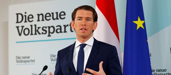 Канцлер Австрии Себастьян Курц Канцлер Австрии Себастьян Курц - Sputnik Беларусь