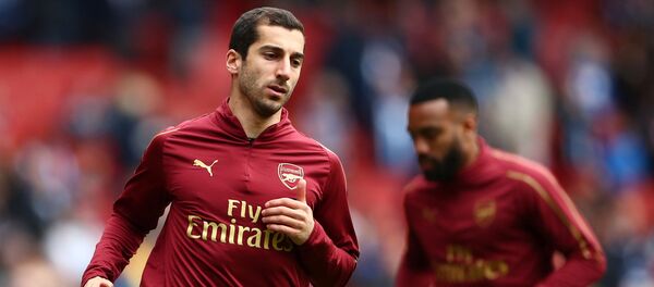 Полузащитник Арсенала Генрих Мхитарян Полузащитник Арсенала Генрих Мхитарян - Sputnik Беларусь