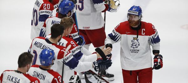 Хоккеисты сборной Чехии на ЧМ в Словакии - Sputnik Беларусь