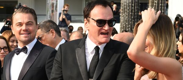 Актер Леонардо ДиКаприо, режиссер Квентин Тарантино и актриса Марго Робби (слева направо)  - Sputnik Беларусь