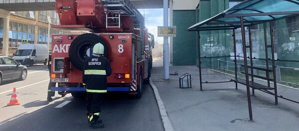 Пожар в здании завода Горизонт - Sputnik Беларусь