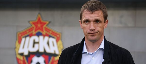 Главный тренер ПФК ЦСКА Виктор Ганчаренко - Sputnik Беларусь