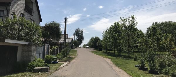 Улица генерала Антонова. Справа место будущей застройки - Sputnik Беларусь