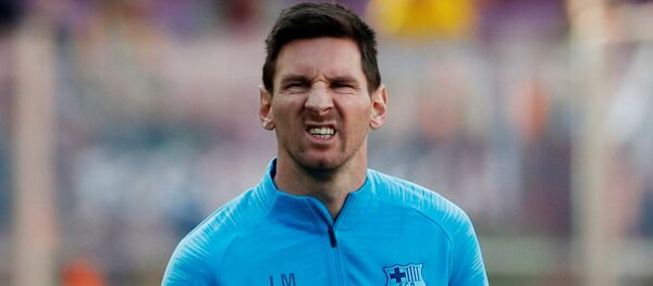Аргентинский форвард Барселоны Лионель Месси - Sputnik Беларусь