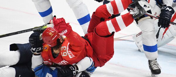 Хоккей. Чемпионат мира. Матч Россия - Финляндия - Sputnik Беларусь
