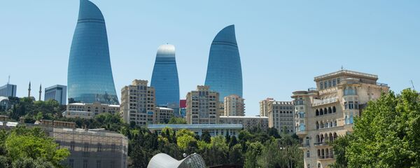 Комплекс Flame Towers в Баку - Sputnik Беларусь