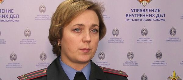 Официальный представитель УВД Витебского облисполкома Ольга Шкуратова - Sputnik Беларусь