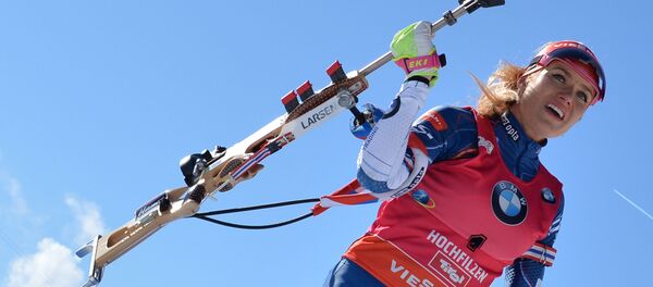 Чешская биатлонистка Габриэла Коукалова - Sputnik Беларусь