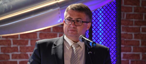 Гендырэктар кінастудыі Беларусьфільм Уладзімір Карачэўскі Гендырэктар кінастудыі Беларусьфільм Уладзімір Карачэўскі - Sputnik Беларусь