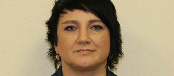 Начальник сектора информации и общественных связей Витебского областного управления МЧС Людмила Четвертная - Sputnik Беларусь