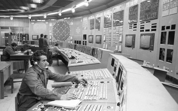 Пульт управления Игналинской атомной электростанции, архивное фото - Sputnik Беларусь
