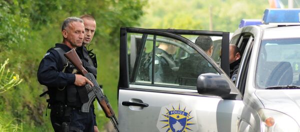 Косовская полиция следит за порядком Косовская полиция следит за порядком - Sputnik Беларусь