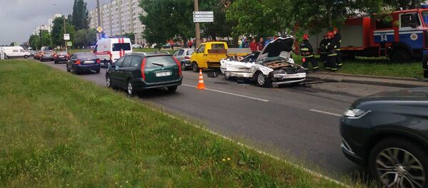 Последствия аварии в Шабанах Последствия аварии в Шабанах - Sputnik Беларусь