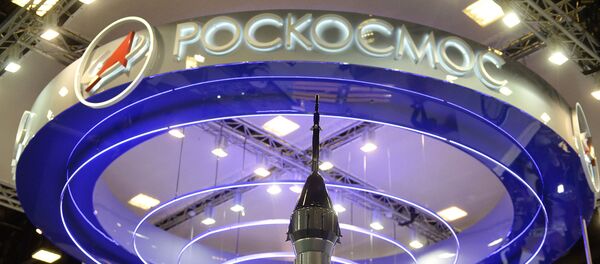 Стенд Федерального космического агентства Роскосмос - Sputnik Беларусь
