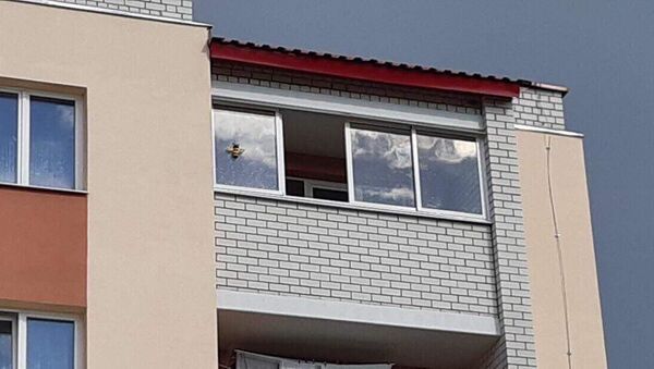 Балкон, с которого упал мужчина - Sputnik Беларусь