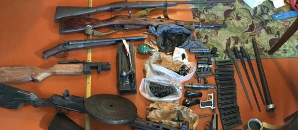 Арсенал, изъятый у оршанца - Sputnik Беларусь