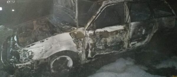 В Новополоцке сгорели два автомобиля - Sputnik Беларусь