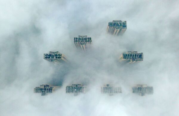 Вид с воздуха на высотки в Янчжоу, восточная китайская провинция Цзянсу - Sputnik Беларусь