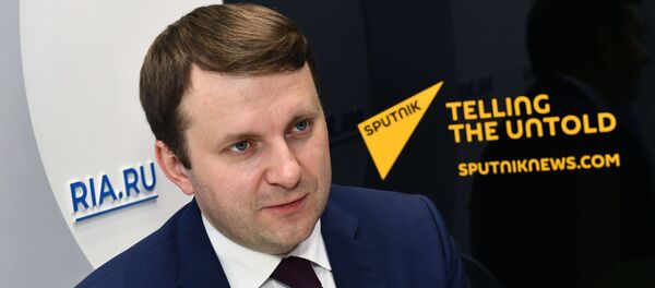 Міністр эканамічнага развіцця РФ Максім Арэшкін Міністр эканамічнага развіцця РФ Максім Арэшкін - Sputnik Беларусь