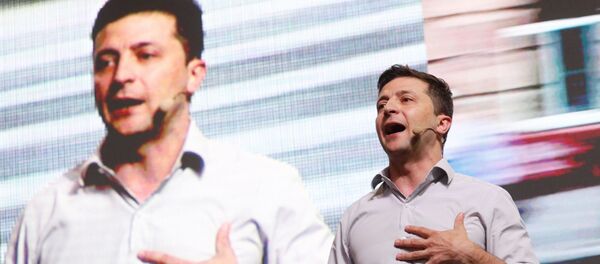 Президент Украины Владимир Зеленский на конференции в Киеве - Sputnik Беларусь