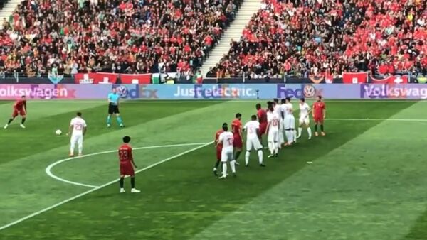 Гол Роналду в матче против Швейцарии признан лучшим в Лиге наций  - Sputnik Беларусь