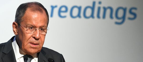 Министр иностранных дел РФ Сергей Лавров на форуме Примаковские чтения Министр иностранных дел РФ Сергей Лавров на форуме Примаковские чтения - Sputnik Беларусь