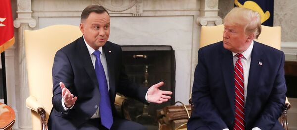 Анджей Дуда и Дональд Трамп - Sputnik Беларусь
