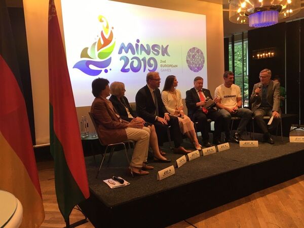 Дар'я Домрачава прадставіла II Еўрапейскія гульні ў Берліне - Sputnik Беларусь