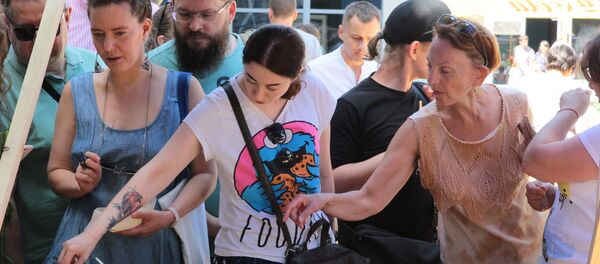 Гости фестиваля Сыр&Хлеб  в Минске - Sputnik Беларусь