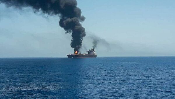 В Оманском заливе 13 июня было совершено нападение на два нефтяных танкера – Front Altair и Kokuka Courageous - Sputnik Беларусь