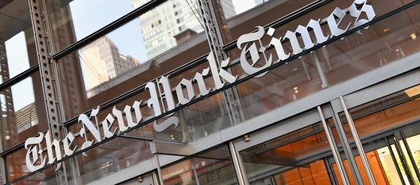 Здание редакции газеты New York Times Здание редакции газеты New York Times - Sputnik Беларусь