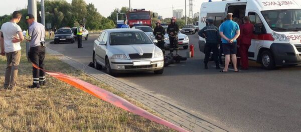 Место ДТП - Sputnik Беларусь