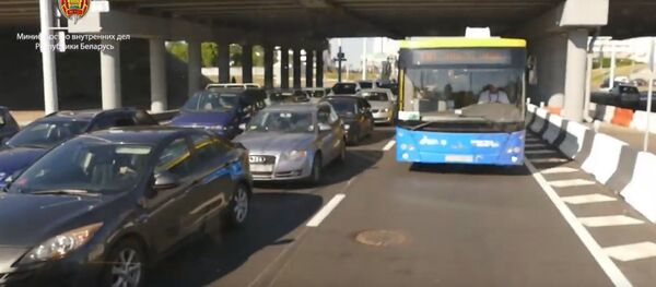 МВД показало, как проверили маршруты II Европейских игр - видео - Sputnik Беларусь