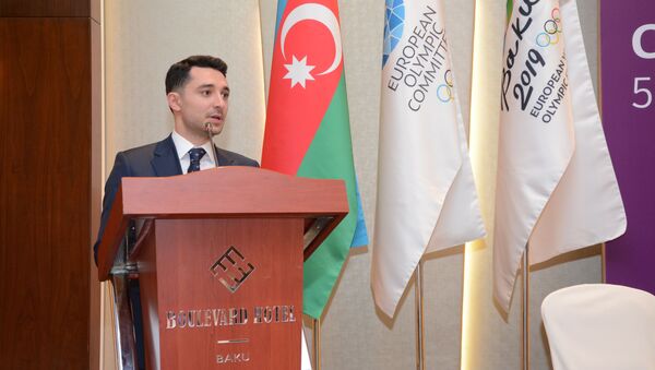 Глава отдела по международным отношениям НОК Азербайджана Анар Багиров - Sputnik Беларусь