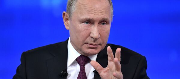 Президент России Владимир Путин - Sputnik Беларусь