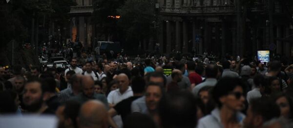 Протесты оппозиции в Грузии - Sputnik Беларусь