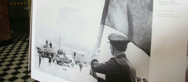 Выстава ваенных фатаграфій на вакзале Брэста Выстава ваенных фатаграфій на вакзале Брэста - Sputnik Беларусь