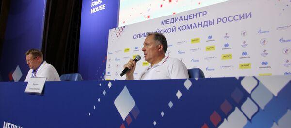 Глава Олимпийского комитета России Станислав Поздняков на пресс-конференции в Доме болельщиков России  - Sputnik Беларусь