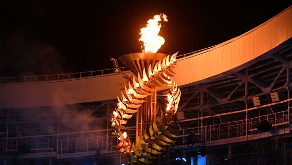 Зажжение огня II Европейских игр в Минске - Sputnik Беларусь