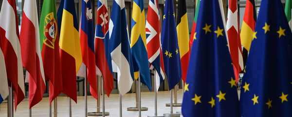 Сцягі краін-удзельніц саміту ЕС у Брусэлі - Sputnik Беларусь