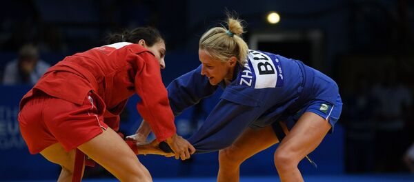 Вера Гореликова во время финального поединка - Sputnik Беларусь