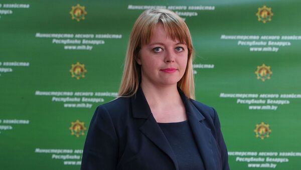 Пресс-секретарь Министерства лесного хозяйства Анастасия Докучаева - Sputnik Беларусь