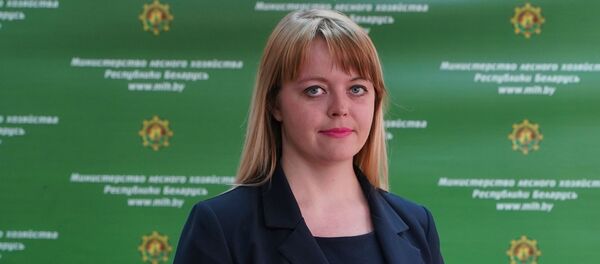 Пресс-секретарь Министерства лесного хозяйства Анастасия Докучаева - Sputnik Беларусь