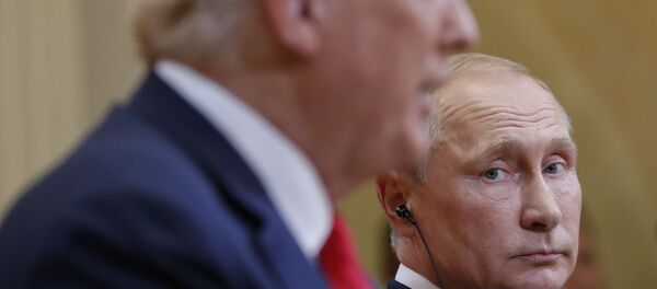 Владимир Путин и Дональд Трамп, архивное фото - Sputnik Беларусь