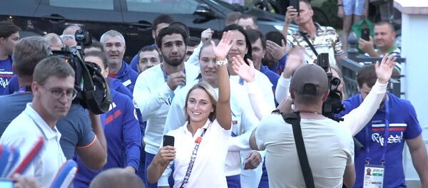 Чествование атлетов - Sputnik Беларусь